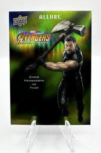 2022 Marvel Allure Chris Hemsworth Thor Character Poster Green Quartz /99