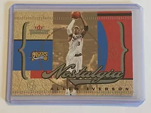Fleer Throwbacks Nostalgia 2004-05/Allen Iverson 1996 #1N Salón de la fama - Imagen 1 de 2