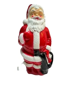 Vintage 1968 Empire Blow Mold Santa Claus  Lighted 13" Christmas - Picture 1 of 3