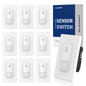 Occupancy Motion Sensor Light Switch, PIR Infrared Motion Activated Wall Switch, - Picture 1 of 7