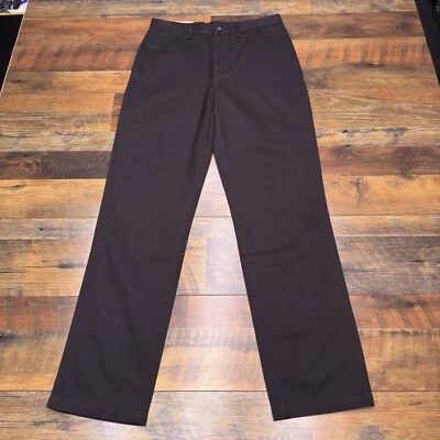 Croft & Barrow Clásico Caqui Para Hombres 30x32 Negro tiro medio ajuste clásico Nuevo  Foto 1 de 4