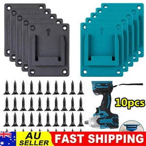 10X Slots Tool Holder For Bosch/Makita Bracket 18V Lithium Battery Machine Rack - Picture 1 of 16