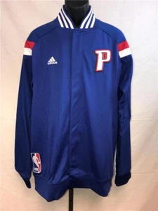 Neu Detroit Pistons Herren L-2XL-3XL-4XL-5XL +2 blau Aufwärmjacke $ 135 - Bild 1 von 8
