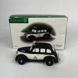 Department 56 Christmas in the City Vintage Cars 1938 Police Car #56-59461 - Picture 1 of 4