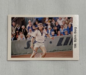 BJORN BORG 1970’s SAMLARSAKER CARD #199 NOT PANINI