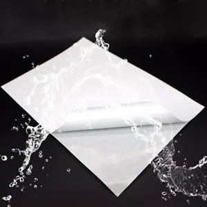 10X A4 Sticker Paper Waterproof Adhesive Label Glossy Sheet Laser Printer - Bild 1 von 9