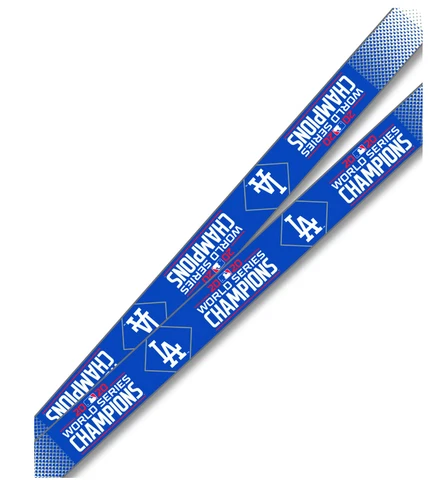 Los Angeles Dodgers 2020 World Series Champions MLB Detachable Lanyard Keychain Cover