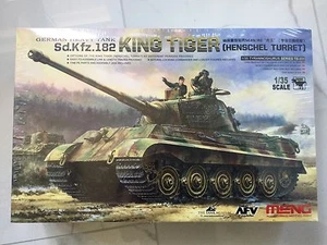 MENG 1/35 WW II GERMAN KING TIGER II TANK W/ HENSCHEL TURRET MODEL KIT TS-031 FS - Picture 1 of 8