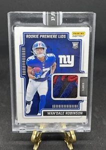 2022 PANINI INSTANT GIANTS WAN’DALE ROBINSON Rookie Premiere Lids RC SSP 1/10 - Picture 1 of 2