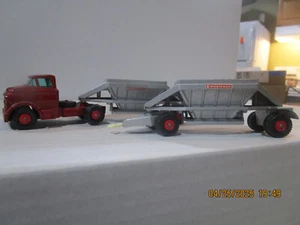 Matchbox Lesney Diecast King Size K-4 FRUEHAUF TANDEM HOPPER Train Vtg 1960s - Picture 1 of 13