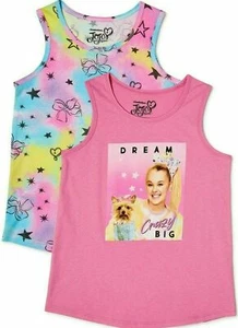 NEW Nickelodeon Jojo Siwa Girls Tank Tops, 2-Pack, Size L (10-12) - Picture 1 of 5