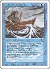 Water Elemental x4 Revised MtG NM