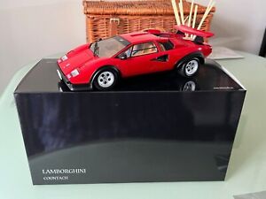 Kyosho Lamborghini Walter Wolf Red Countach 1:18 Scale Brand New Collectors Car.
