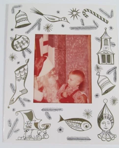 Vtg Photo Santa Claus & Little Boy Emporium Department Store Saint Paul Mn 1960s - Picture 1 of 8