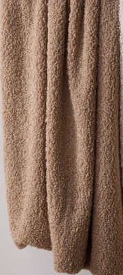 West Elm Cozy Faux Shearling Throw, 47"x60" - Sable - Image 1 of 4