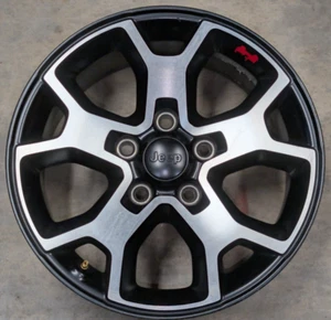 2018-2024 Wrangler JL Rubicon 17” Factory OEM Wheel Rim, Center Cap & Lug Nuts - Picture 1 of 11