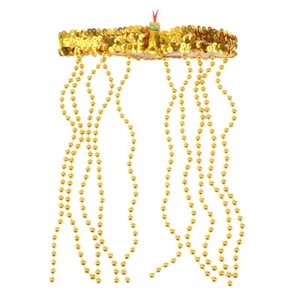Women's Gold Cleopatra Headdress Gold Egyptian Hair Accessories Jewelry - Picture 1 of 11