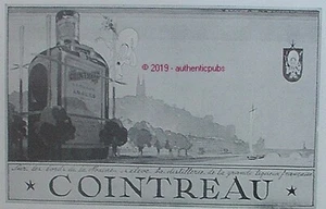 REKLAME COINTREAU SUR LE BORDS DE LA MAINE VON JEAN ADRIEN MERCIER VON 1941 AD - Bild 1 von 1