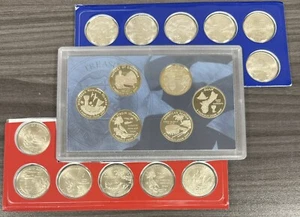 2009 P D S Territorial 18 Coin Quarter Set - Picture 1 of 1
