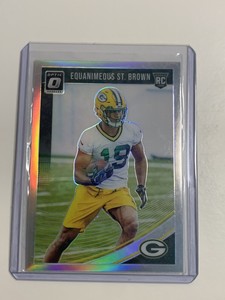 2018 OPTIC PRIZMS HOLO RC EQUANIMEOUS ST. BROWN CHICAGO BEARS PRIZM #140 SP