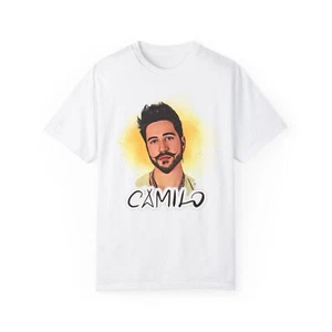 Unique Design, Camilo Inspired Unisex Garment-Dyed T-Shirt - Picture 1 of 9