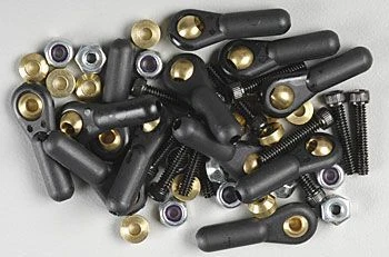 DuBro 2263 4-40 Heavy Duty Ball Links 12 Pkg DUB2263