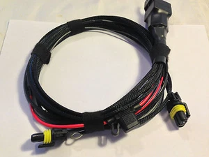 VW T5 Transporter 2003  2009 Fog Light Harness,Loom Quality British Made Braided - Picture 1 of 7
