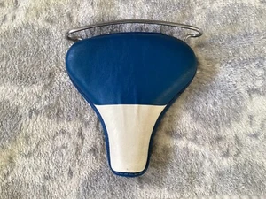 ANTIQUE OCTOBER 1956 BICYCLE SPRINGER SEAT WITH CRASH RAIL RARE MINT CONDITION - Picture 1 of 3