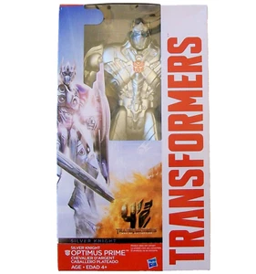 TRANSFORMERS Age of Extinction 12" OPTIMUS PRIME SILVER KNIGHT Poseable Figure - Picture 1 of 2