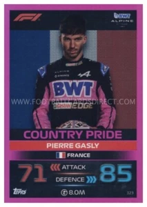 #323 PIERRE GASLY (COUNTRY ORGULLOS) TURBO PARALELO ATTAX 2023 - Imagen 1 de 1