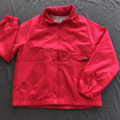 Chaqueta cortavientos Pacific Trail vintage grande rosa neón años 80 nailon Foto 1 de 4