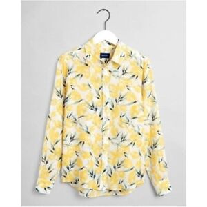 GANT Lemon Cotton Silk Shirt Size U.K. 10. (S)