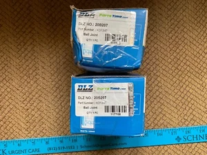 QTY 2 DLZ Chassis Parts Ball Joint 33B221 K6693 ISO/TS16949:2009, Black, Metal - Picture 1 of 3
