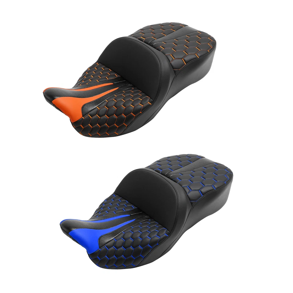 Asiento de pasajero y conductor apto para Harley Touring Road Glide 2009-2023 Foto 1 de 4