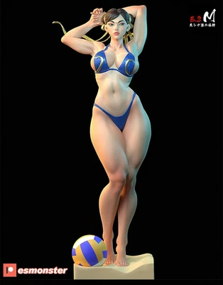 20cm Chun-Li Figure – 12K Resin Handmade & Hand-Painted Street Fighter Statue - Image 1 of 3