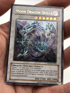 Yugioh Moon Dragon Quilla Ultimate Rare ABPF-EN043 Trading Card MP - Picture 1 of 3