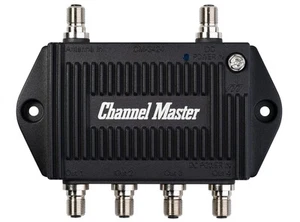 TV Antenna Booster 4-4-Port TV Antenna Distribution Amplifier, Built-in LTE F... - Picture 1 of 5