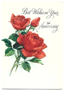 Vintage Old 1950s Hallmark Adjustable Happy ANNIVERSARY CARD with Number Wheel - Picture 1 of 4