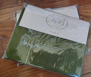 RB Casa Milano EURO Sham Olive green Made in Italy Rare - Picture 1 of 3