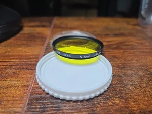 Nikon 52mm Y48 Glass Filter for B&W Contrast Dark Yellow - Picture 1 of 6