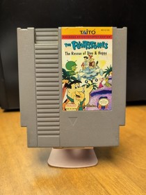 Flintstones Rescue Of Dino & Hoppy (Nintendo NES) Authentic Cart Only Tested!!!