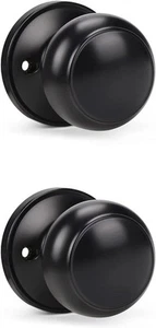 Knobwell 2er Pack Schwarz Schranktürgriffe Schnullerknopf, 2er Pack, - Bild 1 von 7