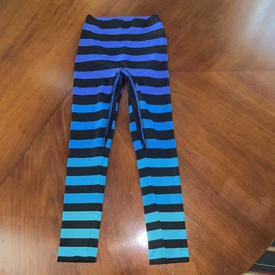 K-Deer 紧身裤儿童青少年条纹蓝色 S 码 — 第 1/4 张图片