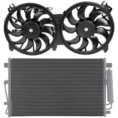 AC Condenser Cooling Fan Kit For Nissan Altima 2007 2008 2009 2010-2013? - Imagem 1 de 4