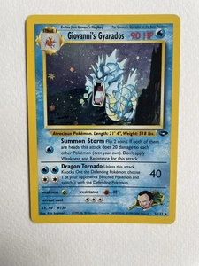 PSA würdig Giovanni's Gyarados Rare Holo 5/132 Gym Challenge WOTC Pokemon TCG - Bild 1 von 8
