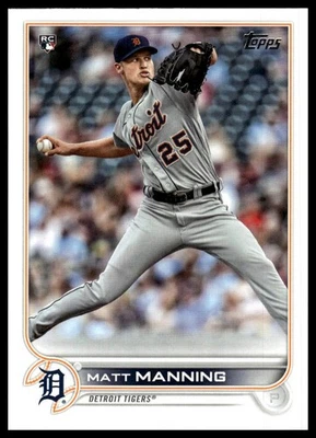 2022 Topps #31 Matt Manning RC - Image 1 of 2