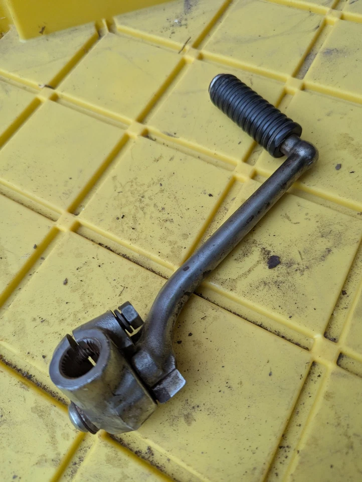 Palanca de arranque motor Honda XL250 XL 250 1972/73 OEM BUENAS SPLINES Y CROMO  Foto 1 de 4