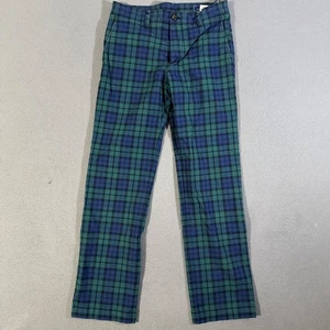 Vineyard Vines karierte Herrenhose Größe 28 x 30 blau grün Baumwollmischung Freizeit - Bild 1 von 7
