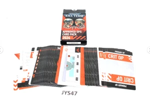 Warhammer Kill Team Approved Ops Card Pack 2024 JYS47 - Picture 1 of 1