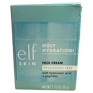 e.l.f. ELF SKIN Holy Hydration FACE CREAM Hyaluronic Acid 1.76 Oz. New With Box - Picture 1 of 2